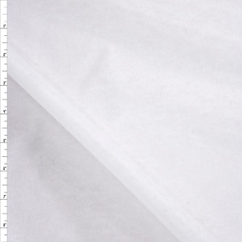White Lightweight Nonwoven Fusible Interfacing Fabric By The Yard