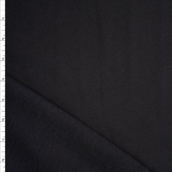 Black Midweight Cotton Sweatshirt Fleece Fabric By The Yard Black Midweight Cotton Sweatshirt Fleece Fabric By The Yard