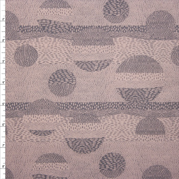 Via Blush Geometric Quilter’s Cotton Print from Boundless Fabrics Fabric By The Yard