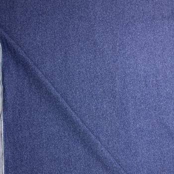 Light Blue Speckles on Indigo Heavy Denim Fabric By The Yard - Wide shot