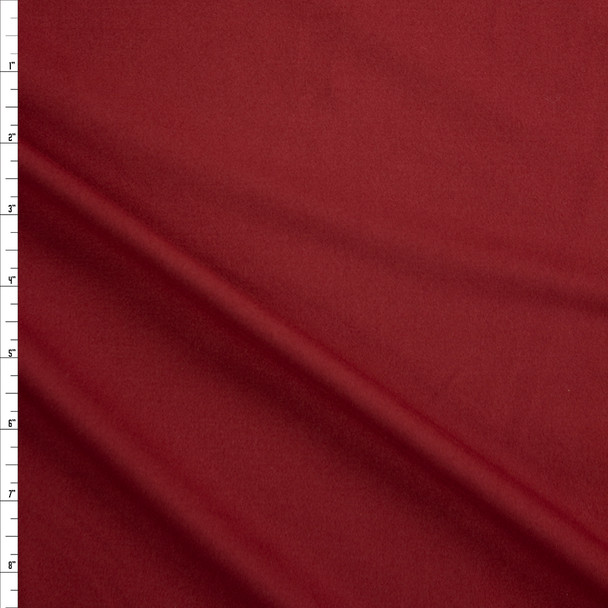 Brick Red Brushed Tactel Midweight Athletic Knit Fabric By The Yard