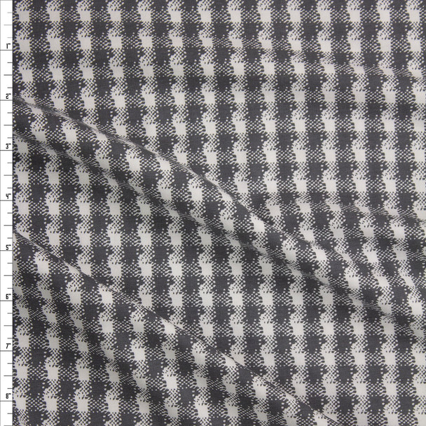Madmoiselle Plaid Cotton/Spandex Knit From ‘Art Gallery Fabrics’ Fabric By The Yard