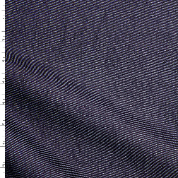 Indigo #15 Midweight Stretch Designer Denim from ‘True Religion’ Fabric By The Yard