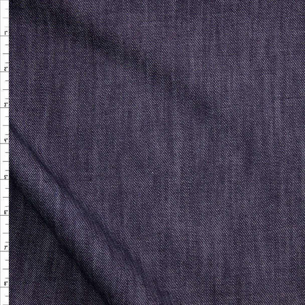 Indigo #16 Light Midweight Stretch Designer Denim from ‘True Religion’ Fabric By The Yard