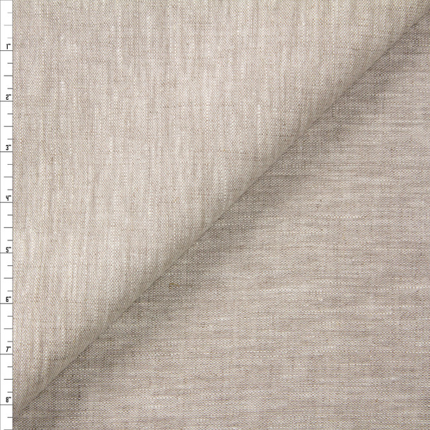 Natural Midweight Designer Linen Fabric By The Yard