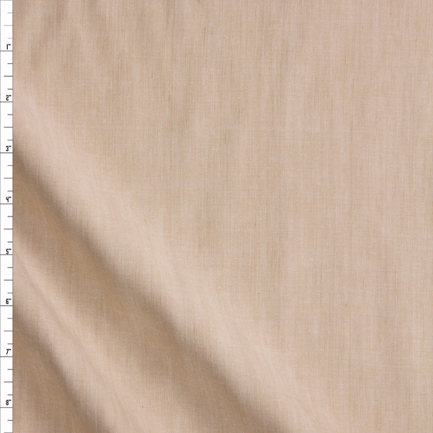 Natural Drapey Rayon/Linen Blend Fabric By The Yard