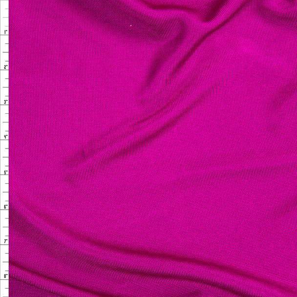 Magenta Slinky Polyester Rib Knit Fabric By The Yard