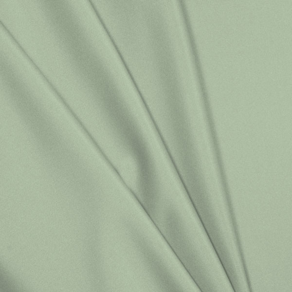 Sage Green Polyester Interlock Fabric