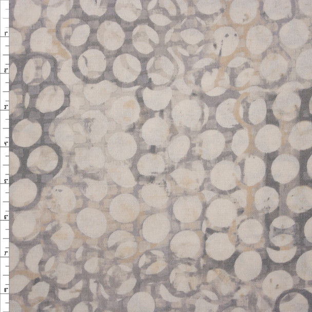 Warehouse District Ivory by Robert Kaufman Cotton/Linen Blend Fabric By The Yard