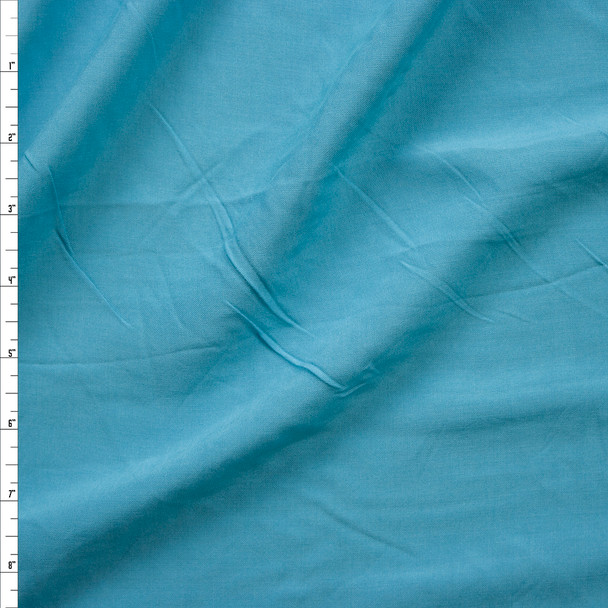 Sky Blue Rayon Challis Fabric By The Yard