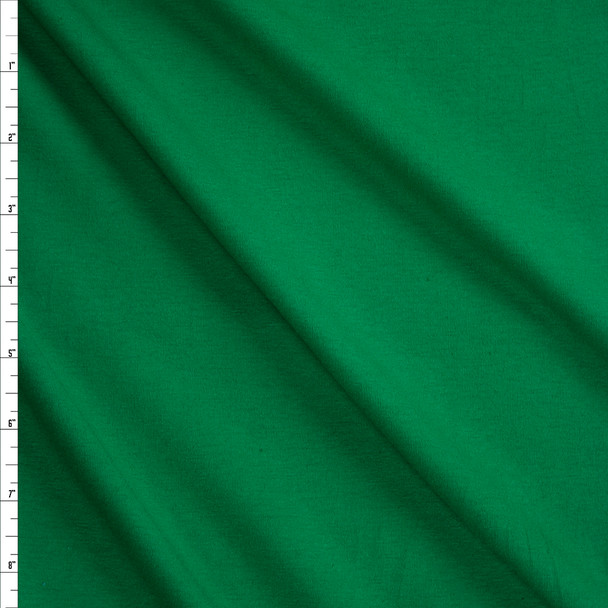 Kelly Green 7oz Stretch Cotton Jersey Knit Fabric By The Yard