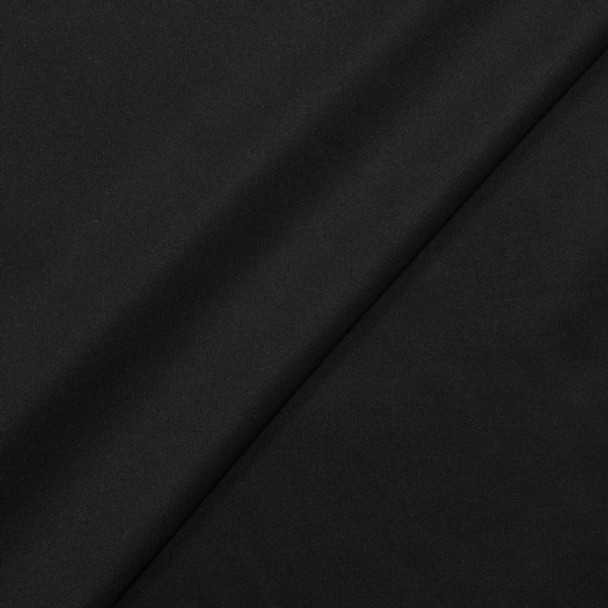 Black Techno Knit Fabric