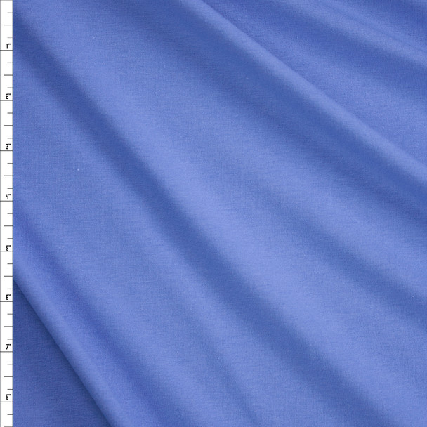 Light Blue Lighter Weight Cotton/Spandex Jersey Fabric By The Yard
