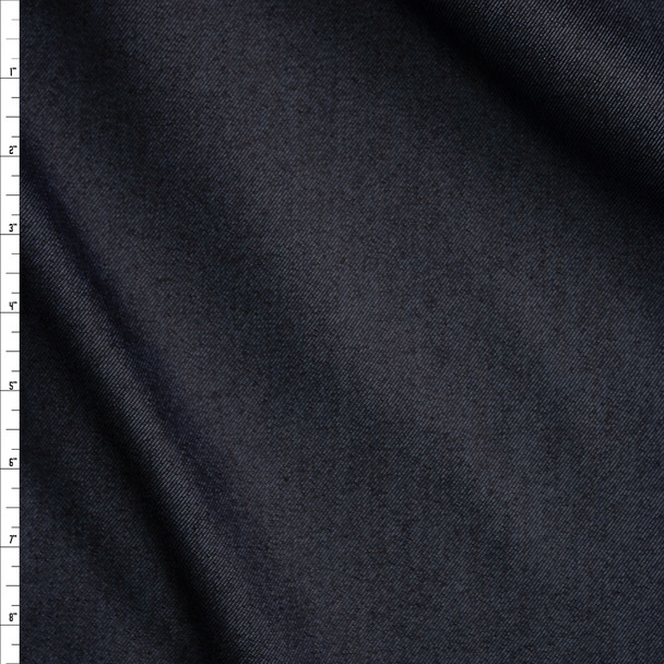 Dark Indigo Designer 8oz Stretch Denim #23858 Fabric By The Yard