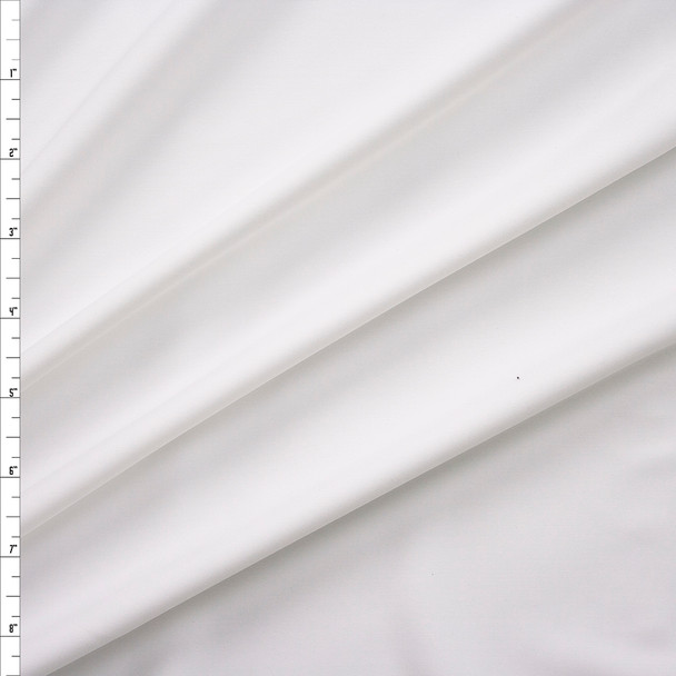 White Designer Midweight Nylon/Spandex Fabric By The Yard
