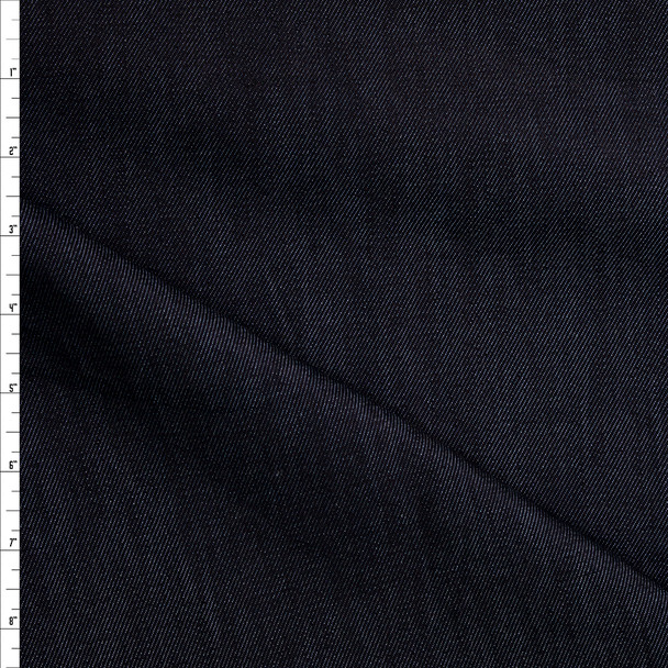 Dark Indigo Designer 10oz Denim from ‘7 for All Mankind’ #24296 Fabric By The Yard