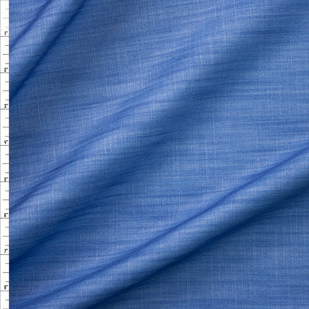 Medium Light Blue Lightweight Denim Fabric By The Yard