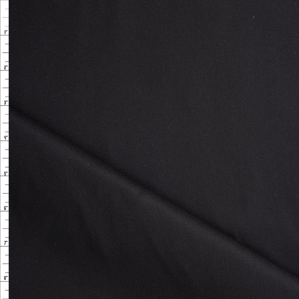 Black Cotton Twill #25594 Fabric By The Yard