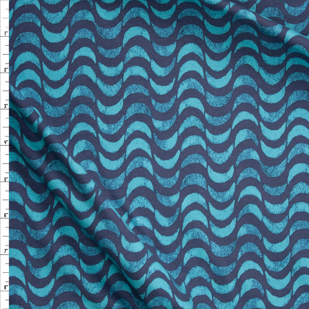 Lavish Gentle Draft Moonrise Cotton Spandex Knit from Art Gallery Fabrics Fabric By The Yard