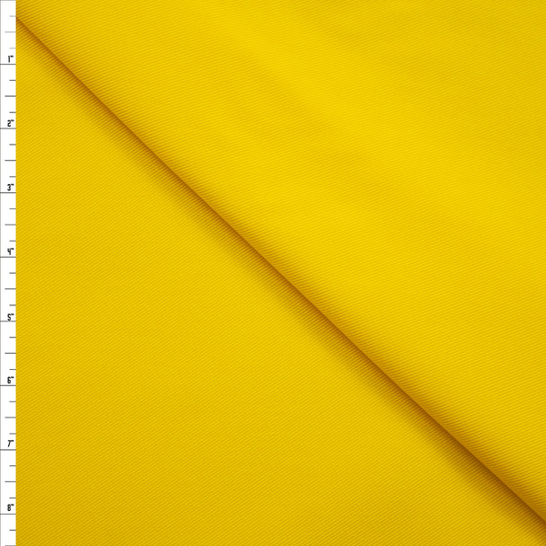 Lemon Yellow Ventana Twill by Robert Kaufman Fabric By The Yard