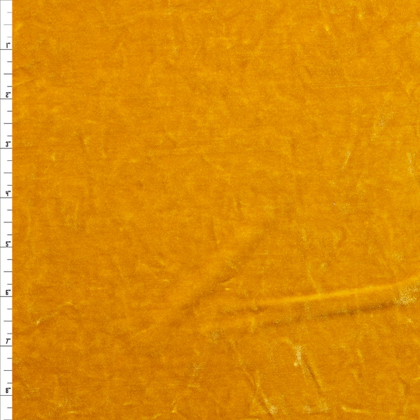 Pre-Cut Velvet Fabric by Yard | Ready To Ship | Gold Champagne