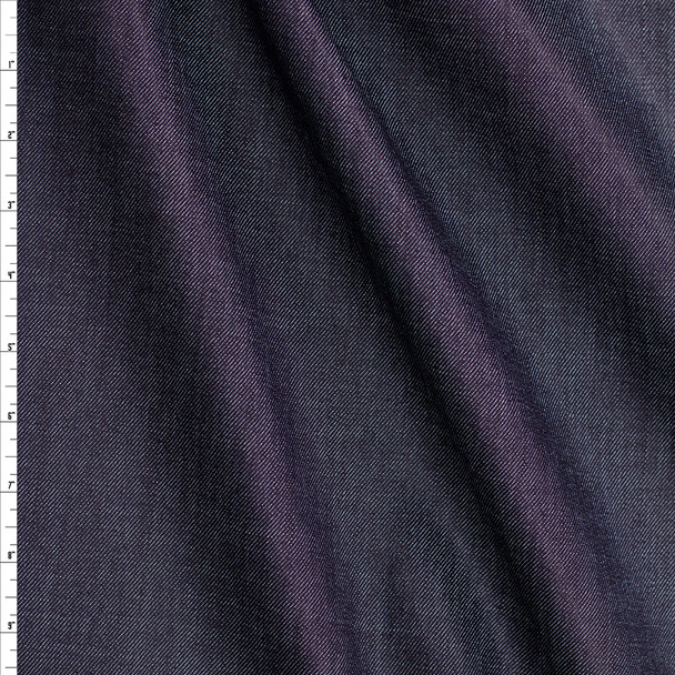 Dark Indigo Designer Stretch Denim #26267 Fabric By The Yard