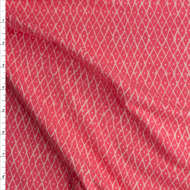 Wonderland Diamond Flush Dance Cotton/Spandex Knit by Art Gallery Fabrics Fabric By The Yard