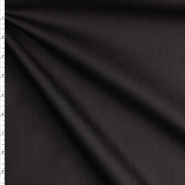 Black Stretch Cotton Twill #26445 Fabric By The Yard