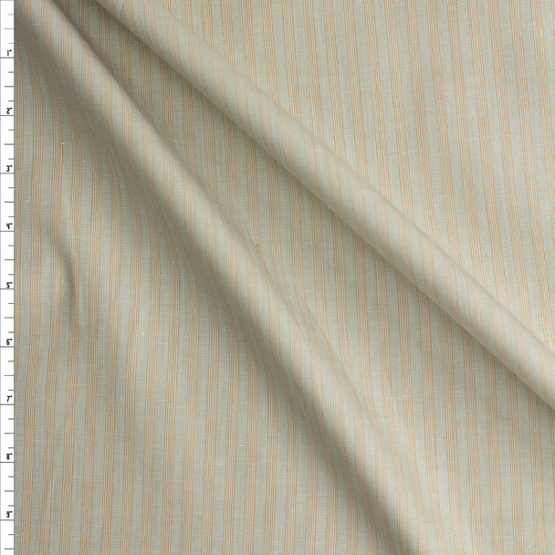 Vertical Stripe Fine Cotton Shirting #26645 Fabric By The Yard