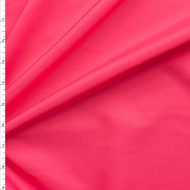Bright Coral Polyester Pongee Fabric By The Yard