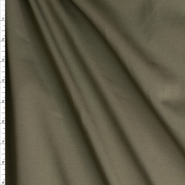 Olive Single Brushed Athletic Knit #26775 Fabric By The Yard