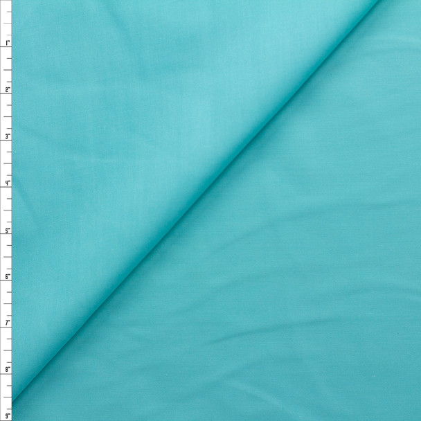 Aqua Poly/Cotton Broadcloth #26822 Fabric By The Yard