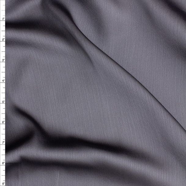 Charcoal Japanese Semi-Sheer Shimmer Fabric By The Yard