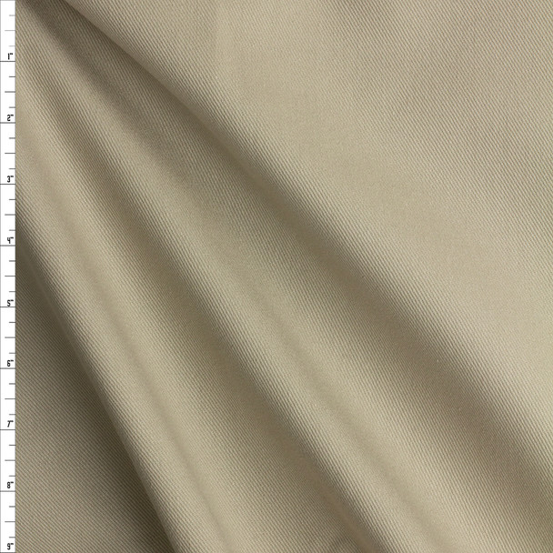 Taupe 10 oz. Cotton Bull Denim Fabric By The Yard