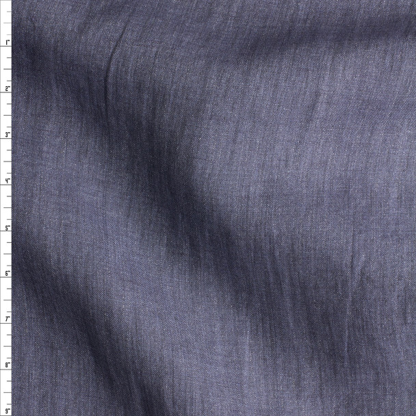 Slate Blue Irish Linen Fabric By The Yard