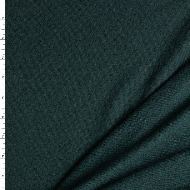 Emerald Green Modal/Spandex Sweatshirt Fleece #27151 Fabric By The Yard