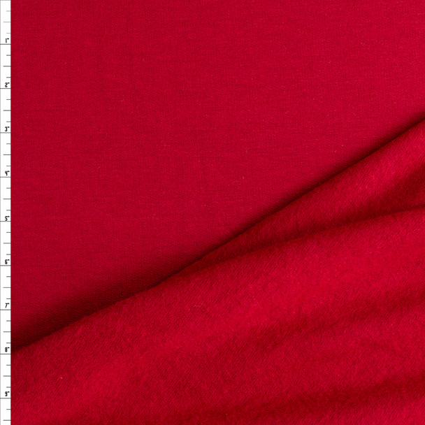 Crimson Modal/Spandex Sweatshirt Fleece #27159 Fabric By The Yard