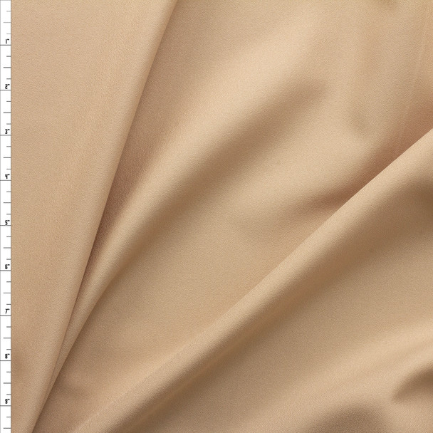 Tan 45” Wonder Crepe Fabric By The Yard