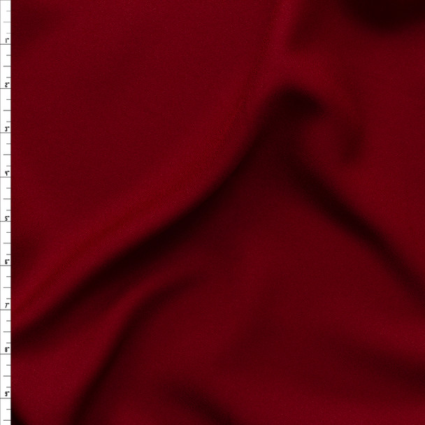 Burgundy 45” Wonder Crepe Fabric By The Yard