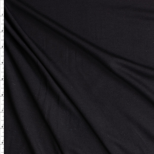 Black Modal/Spandex Jersey Knit #27304 Fabric By The Yard