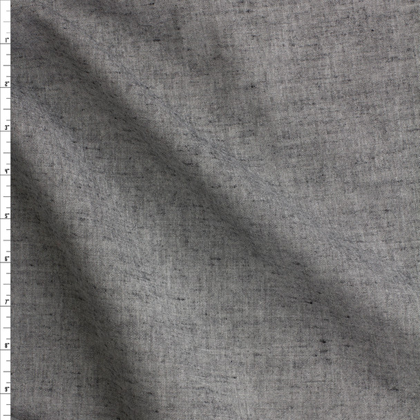 Grey Cotton Chambray #27336 Fabric By The Yard