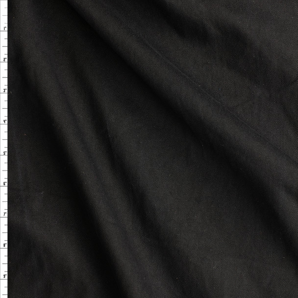 Black Washed Twill #27379 Fabric By The Yard