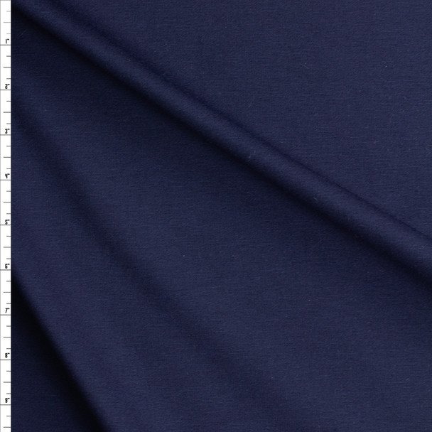 Navy Blue Designer Ponte #27415 Fabric By The Yard