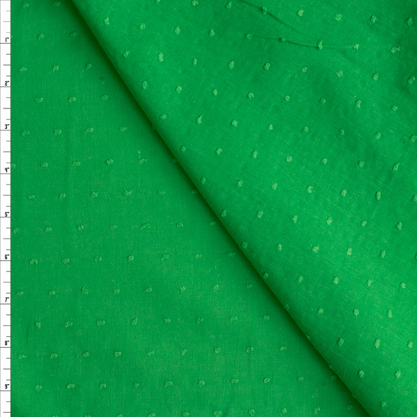 Lime Green Cotton Swiss Dot #27439 Fabric By The Yard