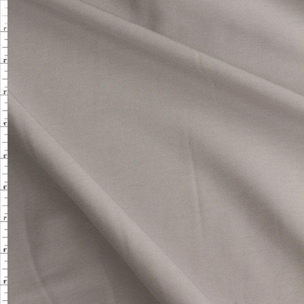 Silver Designer Viscose Nylon Stretch Twill #27497 Fabric By The Yard