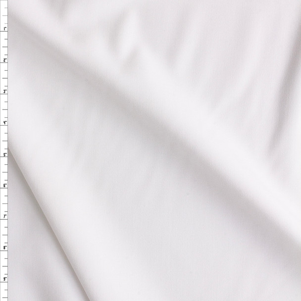 White Designer Stretch Suiting #27563 Fabric By The Yard