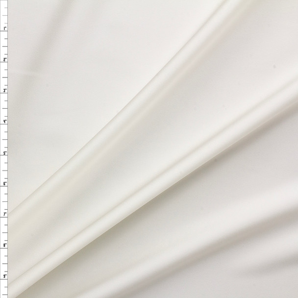 Ivory Stretch Lightweight Satin #27570 Fabric By The Yard