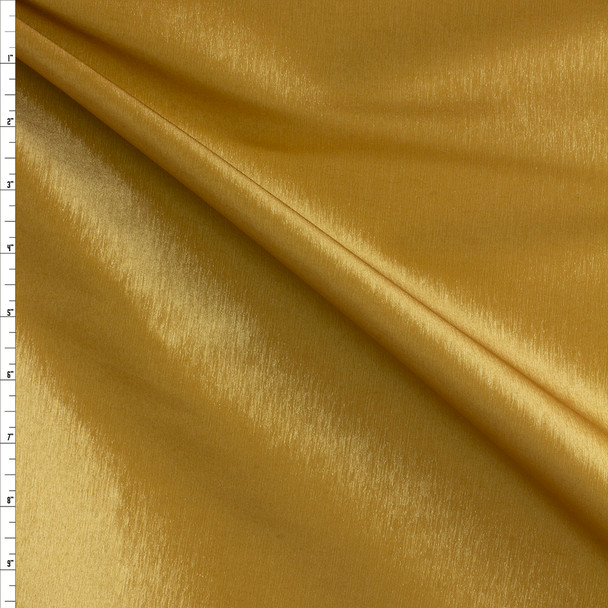 Gold Stretch Taffeta #27572 Fabric By The Yard