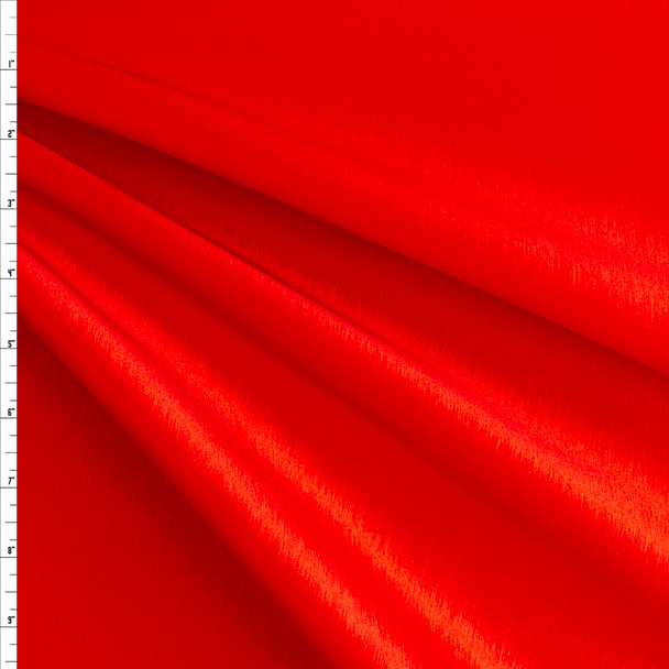 Red Stretch Taffeta #27576 Fabric By The Yard