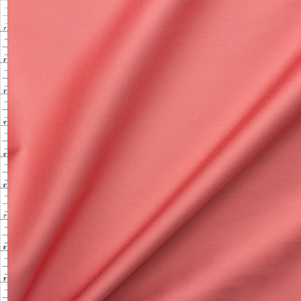 Coral  Cotton Sateen #27600 Fabric By The Yard
